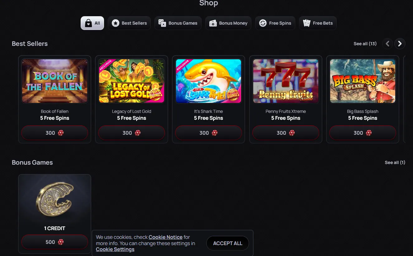 Offre de jeux sur mobile