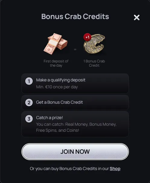 Bonus et promotions chez Casinova Casino